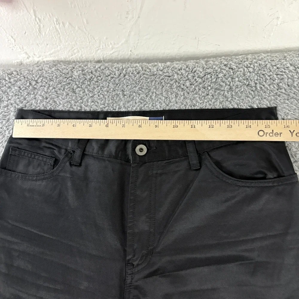Vintage Y2K Gap Bootcut Pants Womens 8‎ Shiney Glossy 5-Pocket Jeans Moto Biker